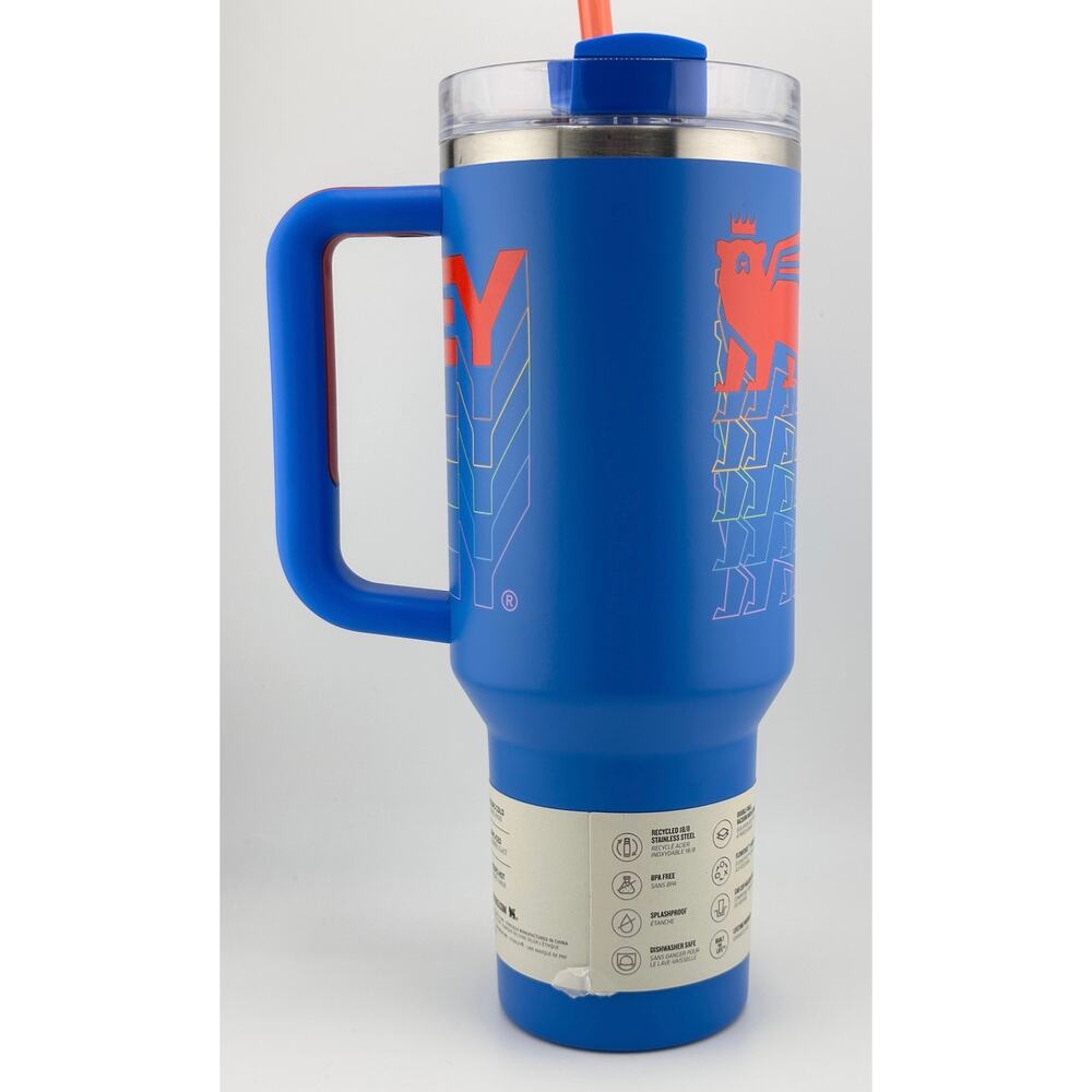LIMITED EDITION Stanley Quencher H2.0 FlowState Tumbler 40oz, AZURE REVERB - Picture 2 of 4